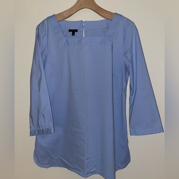 Talbots Tops - Talbots 3/4 sleeve light blue tunic, size L